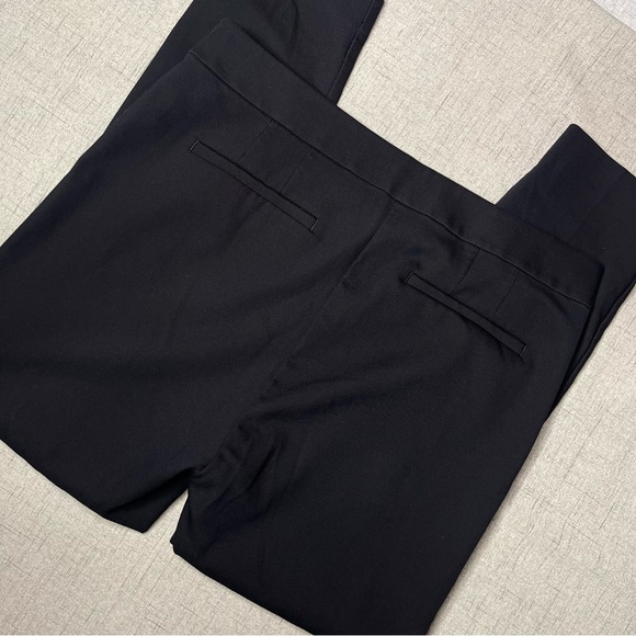 LOFT Black Sailor High Waist Skinny Ankle Dress Pants 12 - Picture 9 of 11